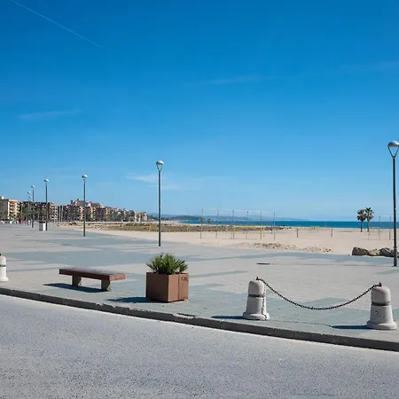 Apartment At065 Primera Linea De La Playa, Airco Y Aparcamiento Privado Torredembarra